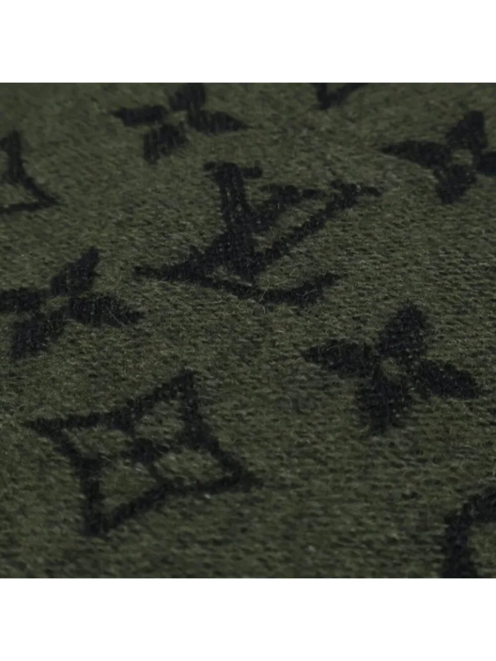 Louis Vuitton Echarpe Monogram Gradient Wool Cashmere Fringe